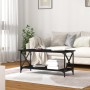 Mesa de centro madera contrachapada y hierro negro 100x45x45 cm de vidaXL, Mesas de centro - Ref: Foro24-823312, Precio: 43,0...