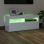 TV-Schrank mit strahlend weißen LED-Leuchten 90x35x40 cm von vidaXL, TV-Möbel - Ref: Foro24-804388, Preis: 74,96 €, Rabatt: %