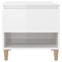 Nachttische 2 Stück glänzend weißes Sperrholz 50x46x50 cm von vidaXL, Nachttische - Ref: Foro24-819537, Preis: 60,16 €, Rabat...