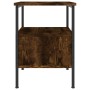 Nachttisch aus geräuchertem Eichenholzwerkstoff, 34 x 36 x 50 cm von vidaXL, Nachttische - Ref: Foro24-826047, Preis: 40,72 €...