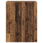 Armarios Montados en la Pared 2 pcs Madera vieja