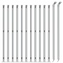 Wire fence with silver flange 0.8x25 m by vidaXL, fence panels - Ref: Foro24-154040, Price: 75,58 €, Discount: %