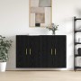 Armarios Montados en la Pared 2 pcs Roble negro