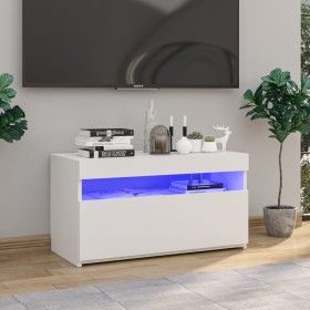 TV-Schrank mit strahlend weißen LED-Leuchten 75x35x40 cm von vidaXL, TV-Möbel - Ref: Foro24-804403, Preis: 54,80 €, Rabatt: %