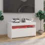 TV-Schrank mit strahlend weißen LED-Leuchten 75x35x40 cm von vidaXL, TV-Möbel - Ref: Foro24-804403, Preis: 54,80 €, Rabatt: %