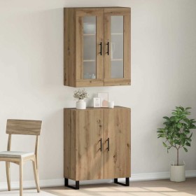 Alacena Roble artisan 69.5 x 34 x 90 cm Madera contrachapada