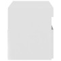 Mueble de TV con luces LED blanco brillante 75x35x40 cm de vidaXL, Muebles TV - Ref: Foro24-804403, Precio: 53,19 €, Descuent...