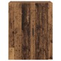 Armarios Montados en la Pared 2 pcs Madera vieja