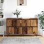 Tableros Lateral 2 pcs Madera vieja 120 x 35 x 70 cm