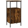 Nachttisch aus geräuchertem Eichenholzwerkstoff, 41 x 31 x 80 cm von vidaXL, Nachttische - Ref: Foro24-825927, Preis: 41,16 €...