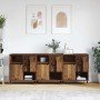 Tableros Lateral 3 pcs Madera vieja 180 x 35 x 70 cm