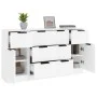 Set mit 3 Stück Sideboard aus weißem Sperrholz von vidaXL, Sideboards - Ref: Foro24-3115820, Preis: 166,71 €, Rabatt: %
