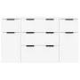 Set mit 3 Stück Sideboard aus weißem Sperrholz von vidaXL, Sideboards - Ref: Foro24-3115820, Preis: 166,71 €, Rabatt: %