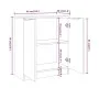 Dreiteiliges Sideboard aus weißem Sperrholz von vidaXL, Sideboards - Ref: Foro24-3115780, Preis: 184,97 €, Rabatt: %