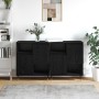 Tableros Lateral 2 pcs Roble negro 120 x 35 x 70 cm