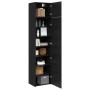 Armario de almacenamiento Roble negro 50 x 41 x 225 cm