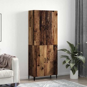 Alacena 2 pcs Madera vieja 69.5 x 34 x 180 cm