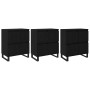 Tableros Lateral 3 pcs Roble negro 180 x 35 x 70 cm