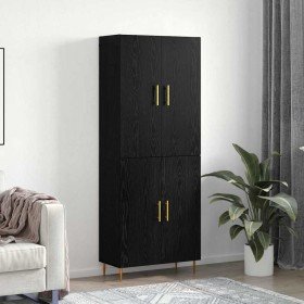 Alacena Roble negro 69.5 x 34 x 180 cm Madera contrachapada