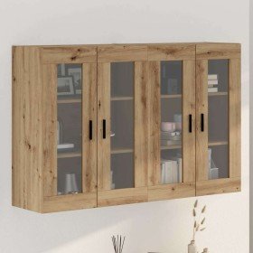 Armarios Montados en la Pared 2 pcs Roble artisan