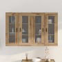 Armarios Montados en la Pared 2 pcs Roble artisan