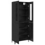 Alacena 2 pcs Roble negro 69.5 x 34 x 180 cm
