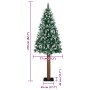 Árbol de Navidad Delgado Verde 77 x 77 x 210 cm PVC