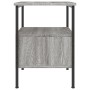 Sonoma gray engineered wood bedside table 34x36x50 cm by vidaXL, Nightstands - Ref: Foro24-826049, Price: 43,90 €, Discount: %