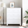 Cajoner industrial de metal blanca 78x40x93 cm