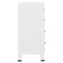 Cajoner industrial de metal blanca 78x40x93 cm