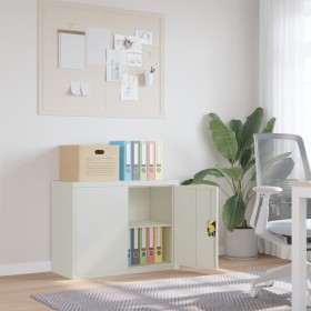 Armario archivador de acero gris claro 90x40x70 cm Armario archivador de acero gris claro 90x40x70 cm