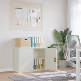 Armario archivador de acero gris claro 90x40x70 cm Armario archivador de acero gris claro 90x40x70 cm