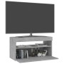 TV-Schrank mit LED-Leuchten betongrau 75x35x40 cm von vidaXL, TV-Möbel - Ref: Foro24-804399, Preis: 51,93 €, Rabatt: %