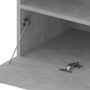 TV-Schrank mit LED-Leuchten betongrau 75x35x40 cm von vidaXL, TV-Möbel - Ref: Foro24-804399, Preis: 51,93 €, Rabatt: %