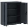 Armario archivador de acero gris antracita 90x40x105 cm