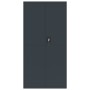 Taquilla de acero gris antracita 90x40x180 cm