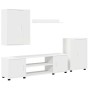 Conjunto de mueble de TV 4 pcs Madera contrachapada en Muebles TV | Comprar online en Foro24