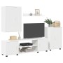 Conjunto de mueble de TV 4 pcs Madera contrachapada en Muebles TV | Comprar online en Foro24