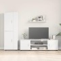Conjunto de mueble de TV 4 pcs Madera contrachapada en Muebles TV | Comprar online en Foro24