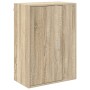 Juego de mueble de TV de 4 piezas 4 pcs Roble Sonoma