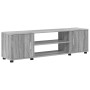 Juego de mueble de TV de 4 piezas 4 pcs Gris sonoma