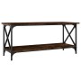 Couchtisch aus geräuchertem Eichenholz und Eisen, 100 x 45 x 45 cm von vidaXL, Couchtisch - Ref: Foro24-823314, Preis: 46,91 ...