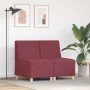 Unidad de Sofá Modular sin Brazos 2 pcs Rojo 55 x 74 x 82 cm en Sofás | Comprar online en Foro24
