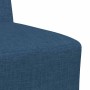 Unidad de Sofá Modular sin Brazos 2 pcs Azul 55 x 74 x 82 cm