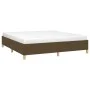 Brown fabric bed frame 160x200 cm by vidaXL, Beds and slatted bases - Ref: Foro24-347176, Price: 126,51 €, Discount: %