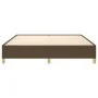 Brown fabric bed frame 160x200 cm by vidaXL, Beds and slatted bases - Ref: Foro24-347176, Price: 126,51 €, Discount: %