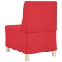 Unidad de Sofá Modular sin Brazos 2 pcs Rojo 55 x 74 x 82 cm