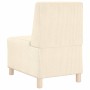 Unidad de Sofá Modular sin Brazos 2 pcs Crema 55 x 74 x 82 cm