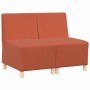 Unidad de Sofá Modular sin Brazos 2 pcs Naranja 55 x 74 x 82 cm