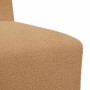 Unidad de Sofá Modular sin Brazos 2 pcs Beige 55 x 74 x 82 cm